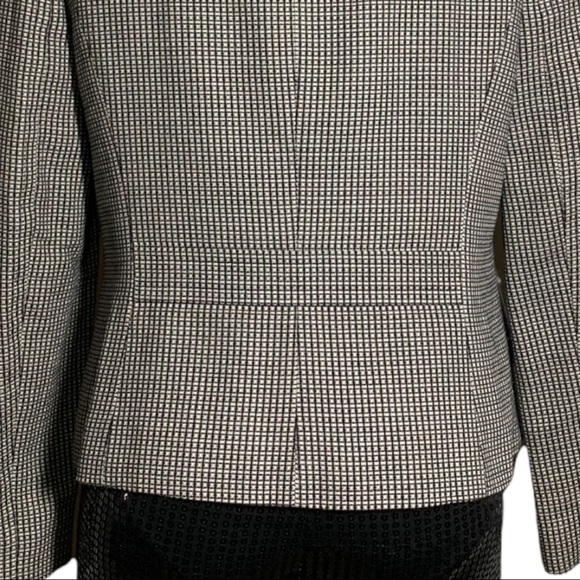 Ann Taylor Loft Petites Plaid black and white Coat - Picture 7 of 12